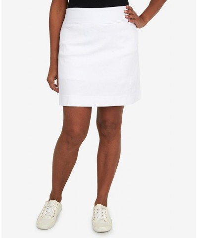Petite Summer In The City Casual Fit Allure Mini Skort White $32.13 Skirts