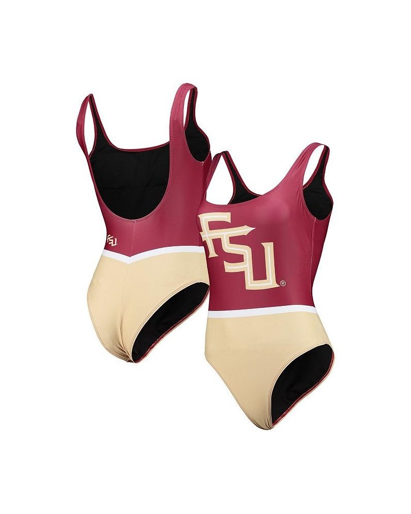 Women's Garnet Florida State Seminoles One-Piece Bathing Suit Garnet $29.25 Swimsuits