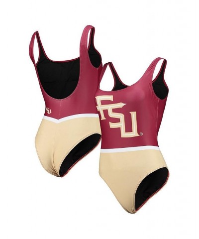 Women's Garnet Florida State Seminoles One-Piece Bathing Suit Garnet $29.25 Swimsuits