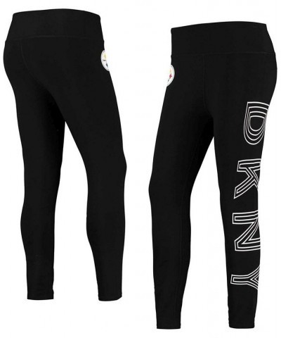 Women's Black Pittsburgh Steelers Sami High Waisted Leggings Black $32.39 Pants