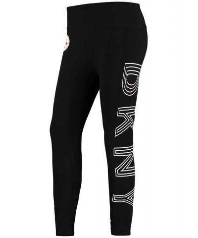 Women's Black Pittsburgh Steelers Sami High Waisted Leggings Black $32.39 Pants