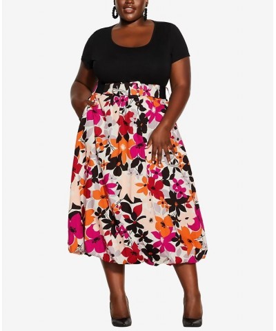 Trendy Plus Size Split Vibe Dress Black and Vintage Vibe $61.92 Dresses