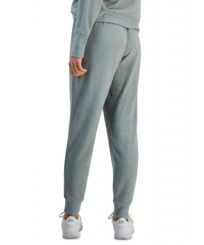 Juniors' Cozy High-Rise Drawstring-Waist Jogger Pants Jade $8.96 Pants