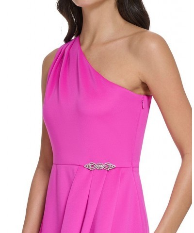 Petite Ruffled High-Low Dress Pink $44.48 Dresses