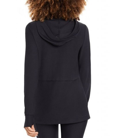 Tiered Nursing Hoodie Black $26.50 Tops