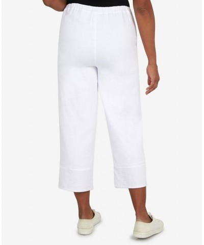 Women's Set Sail Nautical Wide Leg Pants White $31.61 Pants