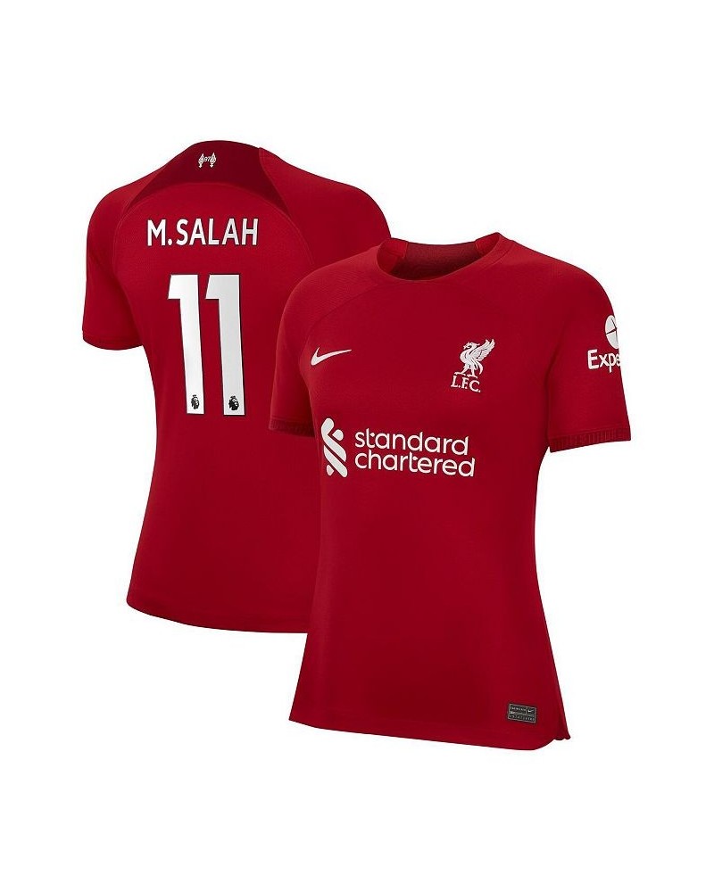 Women's Mohamed Salah Red Liverpool 2022/23 Home Replica Player Jersey Red $61.60 Jersey