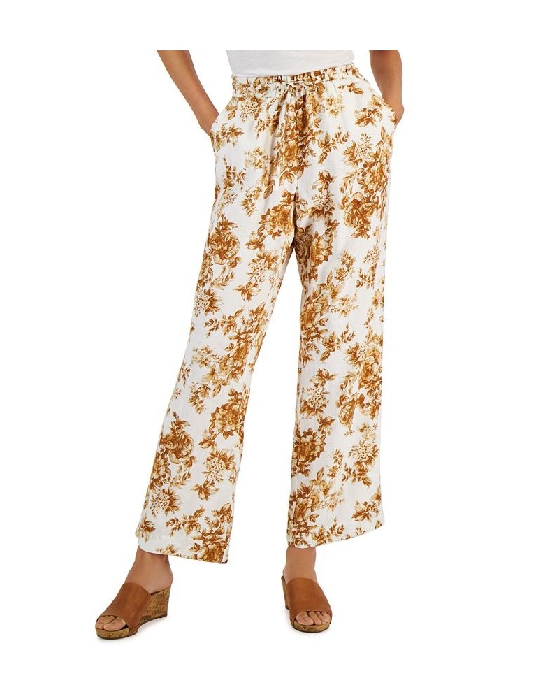 Women's Toile Pull-On Pants White $17.78 Pants