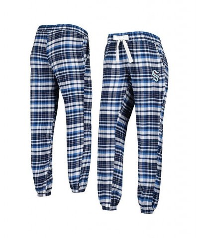 Women's Deep Sea Blue Seattle Kraken Mainstay Flannel Pants Deep Sea Blue $26.39 Pajama