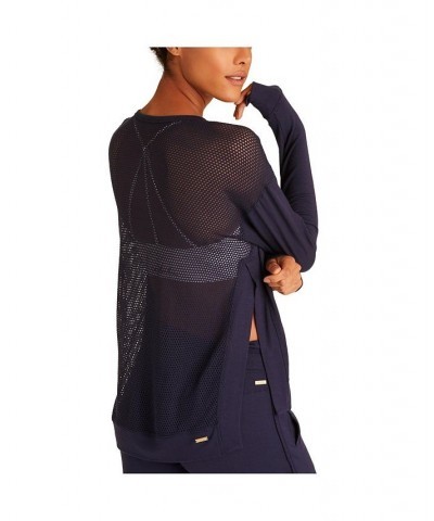 Adult Women Heron Sweatshirt Blue $50.40 Sweatshirts