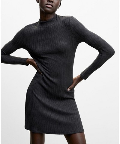 Women's Short Knitted Dress Gray $33.03 Dresses
