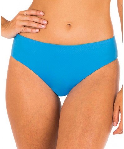 Juniors' Reversible Swim Bottoms Skyline Blue $25.65 Swimsuits