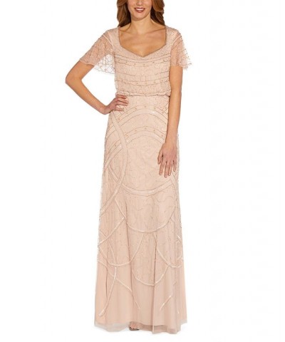Blouson Beaded Gown Shell $105.06 Dresses