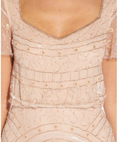 Blouson Beaded Gown Shell $105.06 Dresses