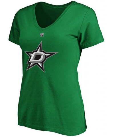 Women's Tyler Seguin Kelly Green Dallas Stars Authentic Stack Name Number V-Neck T-shirt Kelly Green $18.90 Tops