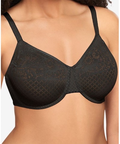 Visual Effects Minimizer Bra 857210 Up To I Cup Black $32.80 Bras