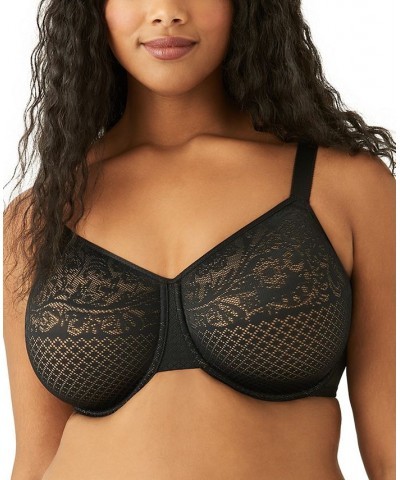 Visual Effects Minimizer Bra 857210 Up To I Cup Black $32.80 Bras