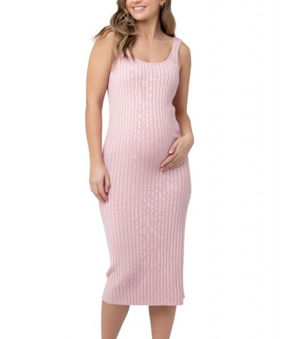 Carmen Rib Knit Tank Dress Pink $39.77 Dresses