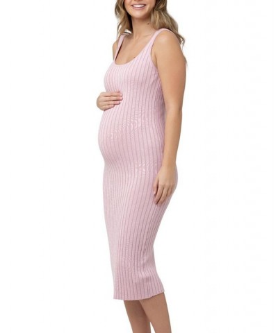 Carmen Rib Knit Tank Dress Pink $39.77 Dresses