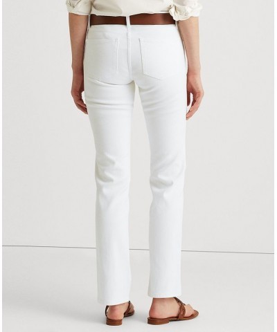 Petite Mid-Rise Straight Jean Petite & Petite Short Lengths White $62.50 Jeans