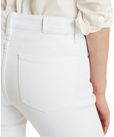 Petite Mid-Rise Straight Jean Petite & Petite Short Lengths White $62.50 Jeans