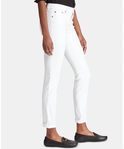 Petite Mid-Rise Straight Jean Petite & Petite Short Lengths White $62.50 Jeans