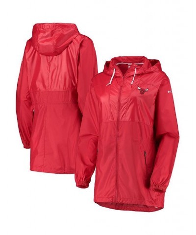 Women's Red Chicago Bulls Flashback Full-Zip Jacket Red $38.25 Jackets