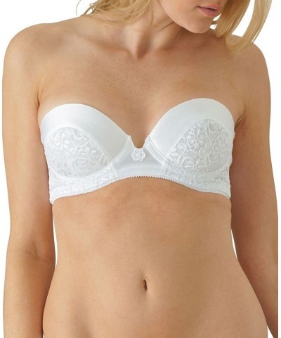 Women's Tuxedo Low Plunge Strapless Bra White $21.60 Bras