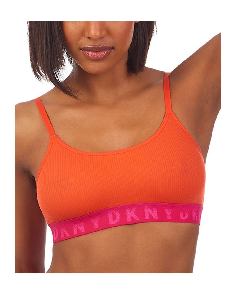 Women's Seamless Litewear Scoop Neck Bralette DK7476 Hot Color Block $15.80 Bras