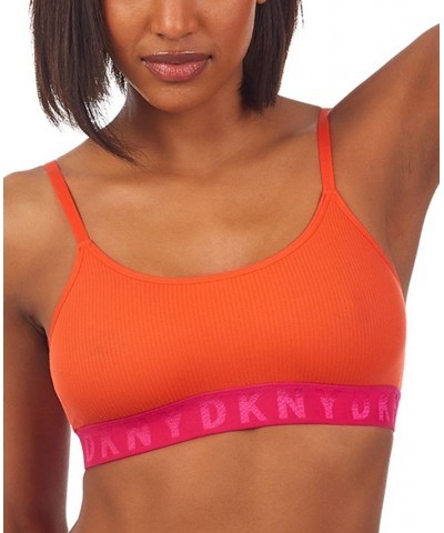 Women's Seamless Litewear Scoop Neck Bralette DK7476 Hot Color Block $15.80 Bras