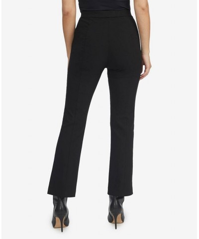 Women's Bengaline Ankle Boot Cut Pants Black $28.89 Pants