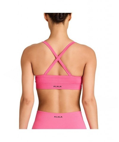 Adult Women Barre Cami Bra Pink Punch $29.14 Bras