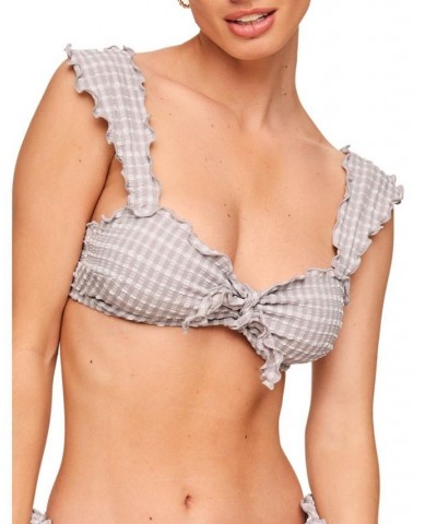 Steph Women's Swimwear Bra Top Gray $30.22 Swimsuits