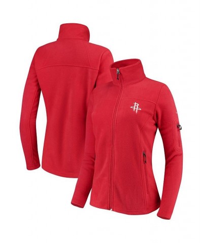 Women's Red Houston Rockets Give & Go Full-Zip Jacket Red $51.29 Jackets