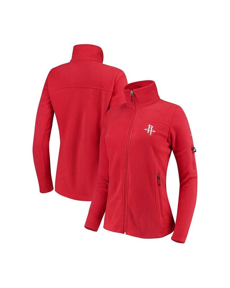 Women's Red Houston Rockets Give & Go Full-Zip Jacket Red $51.29 Jackets