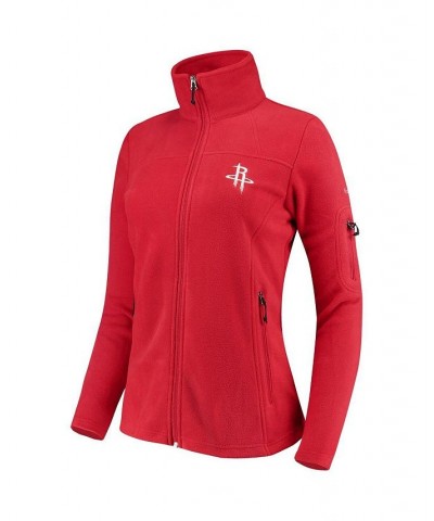 Women's Red Houston Rockets Give & Go Full-Zip Jacket Red $51.29 Jackets