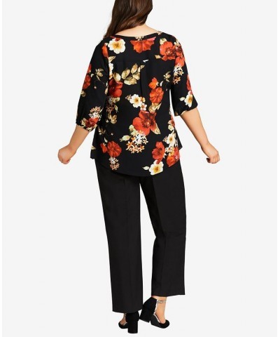 Plus Size Cool Hand Curvy Tall Pants Black $33.18 Pants