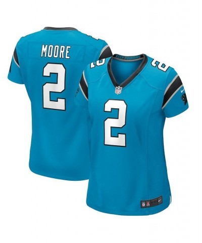 Women's D.J. Moore Blue Carolina Panthers Game Jersey Blue $53.20 Jersey