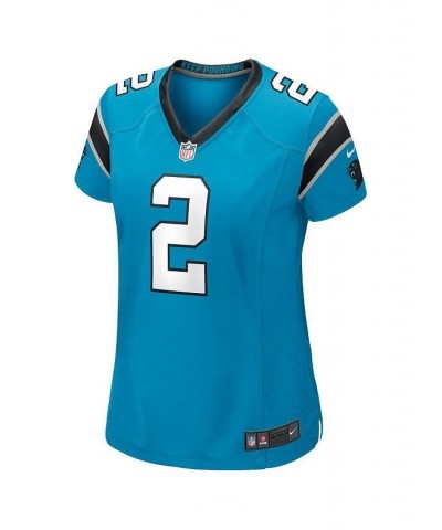 Women's D.J. Moore Blue Carolina Panthers Game Jersey Blue $53.20 Jersey