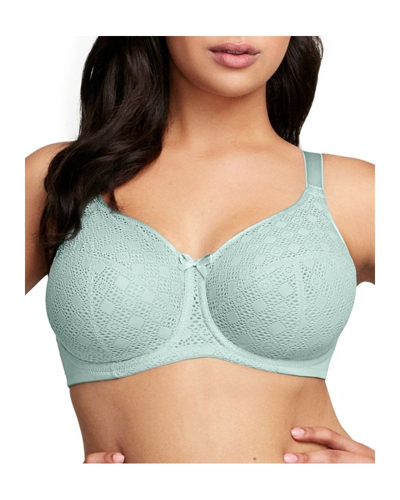 Plus Size Full Figure Wonderwire Lace Comfort Bra Green $18.82 Bras