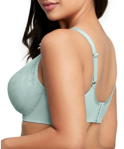 Plus Size Full Figure Wonderwire Lace Comfort Bra Green $18.82 Bras