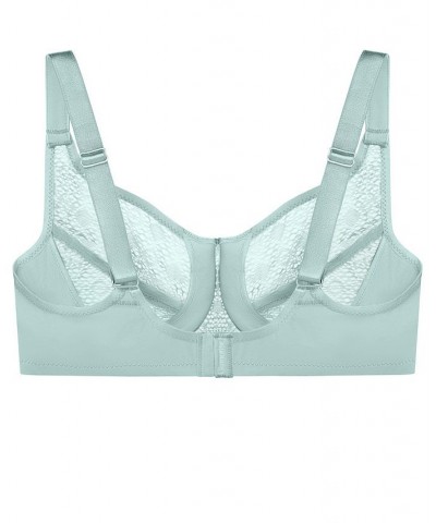 Plus Size Full Figure Wonderwire Lace Comfort Bra Green $18.82 Bras