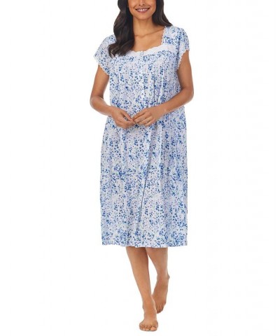 Cap Sleeve Lace-Trim Waltz Nightgown Floralpt $30.53 Sleepwear