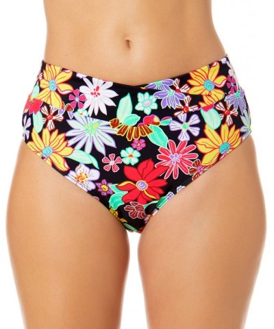 Juniors' Penny Lane High-Waist Bikini Bottoms Multi $13.20 Swimsuits