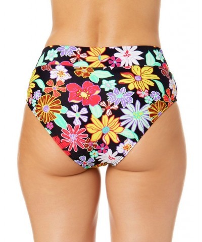 Juniors' Penny Lane High-Waist Bikini Bottoms Multi $13.20 Swimsuits