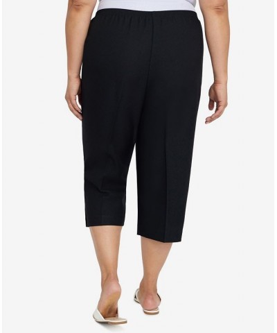 Plus Size Classic Capri Pants Black $26.25 Pants