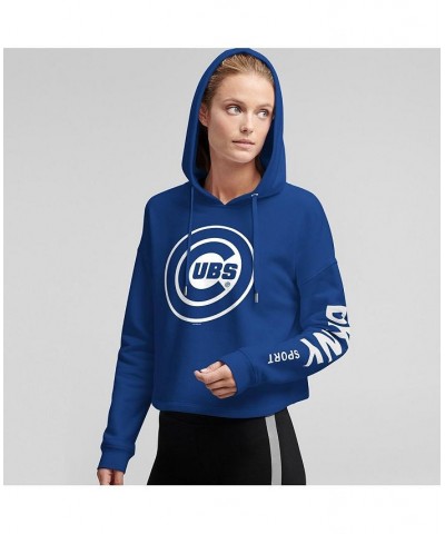 Women's Royal Chicago Cubs Lydia Pullover Hoodie Royal $39.10 Sweatshirts