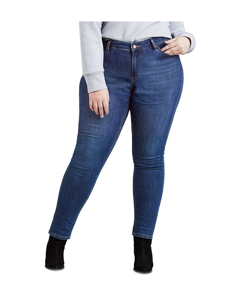 Trendy Plus Size 711 Skinny Jeans Cobalt Overboard $36.39 Jeans