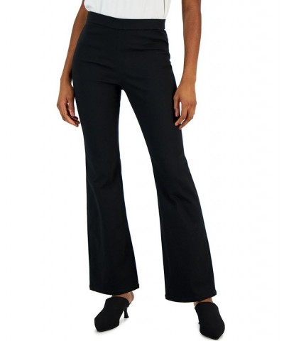 Women's Pull-On High-Rise Flare-Leg Pants Onyx Wash $32.70 Pants