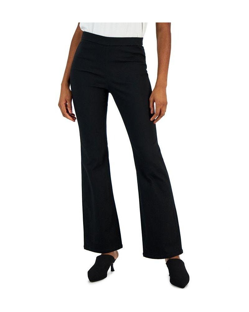 Women's Pull-On High-Rise Flare-Leg Pants Onyx Wash $32.70 Pants